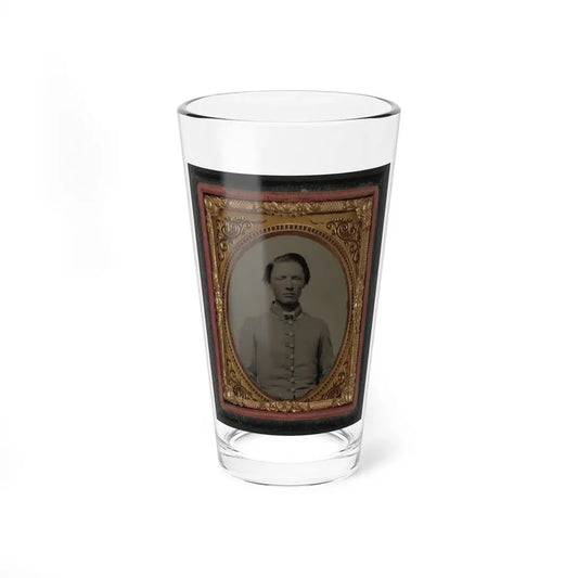 Unidentified Soldier In Confederate Uniform(3) (U.S. Civil War) Pint Glass 16oz 16oz - Go Mug Yourself