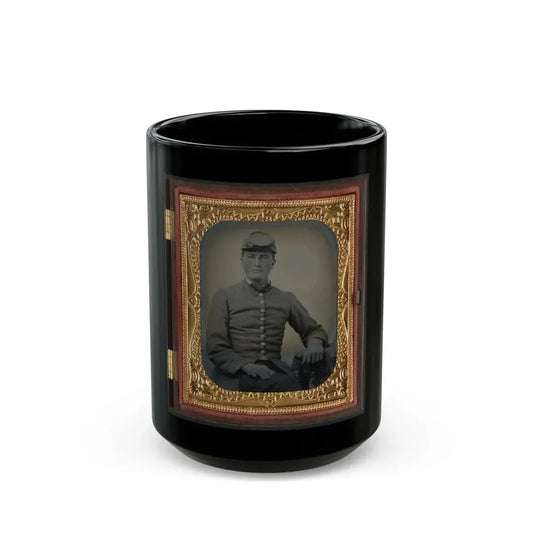Unidentified Soldier In Confederate Uniform(4) (U.S. Civil War) Black Coffee Mug 15oz - Go Mug Yourself
