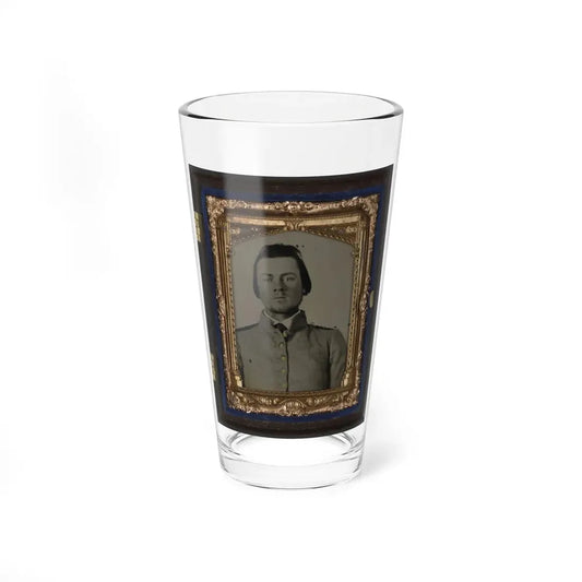 Unidentified Soldier In Confederate Uniform(7) (U.S. Civil War) Pint Glass 16oz 16oz - Go Mug Yourself