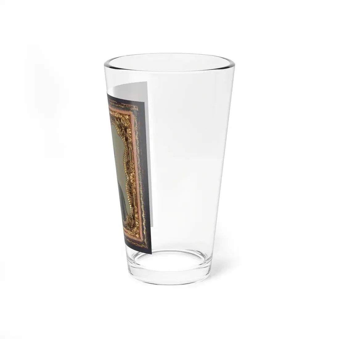 Unidentified Soldier In Confederate Uniform And Forage Cap (U.S. Civil War) Pint Glass 16oz - Go Mug Yourself