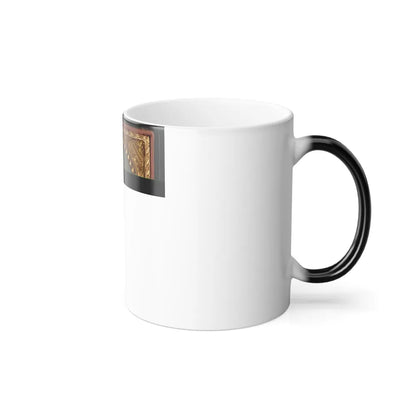 Unidentified Soldier in Confederate Uniform Holding Saber and Revolver (U.S. Civil War) Color Changing Coffee Mug 11oz-Go Mug Yourself