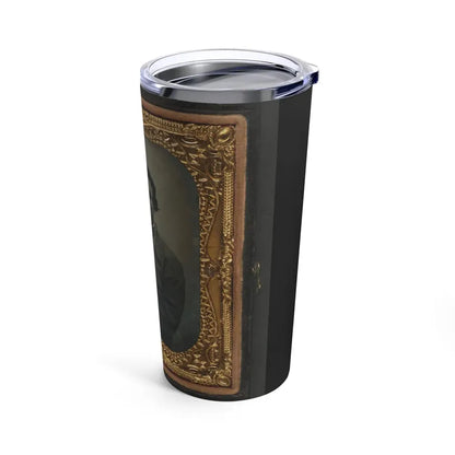 Unidentified Soldier In Confederate Uniform Wearing Chain (U.S. Civil War) Tumbler 20oz - Go Mug Yourself
