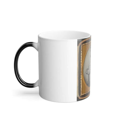 Unidentified Soldier in Confederate Uniform With Lanyard Around His Neck (U.S. Civil War) Color Changing Coffee Mug 11oz-Go Mug Yourself