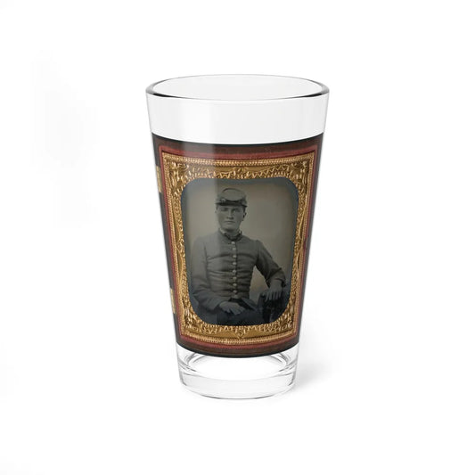 Unidentified Soldier In Confederate Uniform(4) (U.S. Civil War) Pint Glass 16oz-16oz-Go Mug Yourself