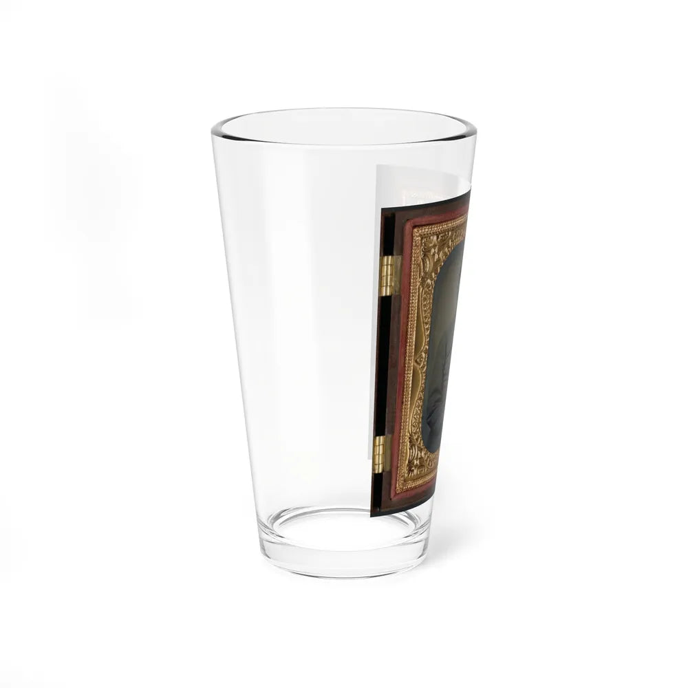 Unidentified Soldier In Confederate Uniform(4) (U.S. Civil War) Pint Glass 16oz-Go Mug Yourself