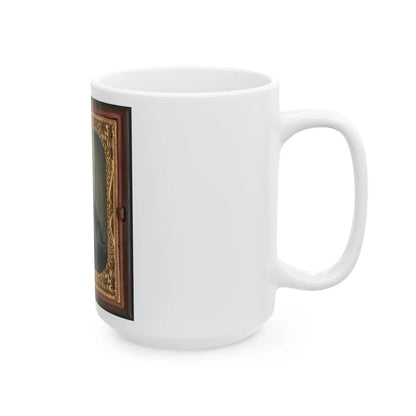 Unidentified Soldier In Confederate Uniform(4) (U.S. Civil War) White Coffee Mug-Go Mug Yourself