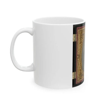 Unidentified Soldier In Confederate Uniform(5) (U.S. Civil War) White Coffee Mug-Go Mug Yourself