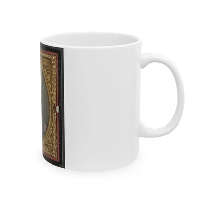 Unidentified Soldier In Confederate Uniform(5) (U.S. Civil War) White Coffee Mug-Go Mug Yourself