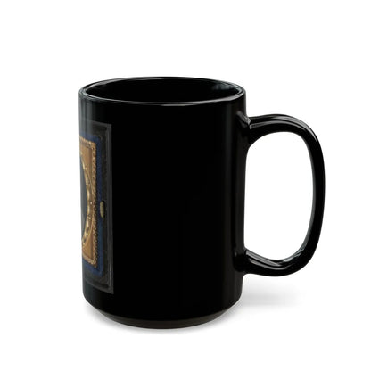 Unidentified Soldier In Confederate Uniform(6) (U.S. Civil War) Black Coffee Mug-Go Mug Yourself