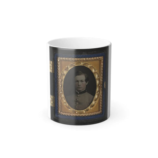 Unidentified Soldier in Confederate Uniform(6) (U.S. Civil War) Color Changing Coffee Mug 11oz-11oz-Go Mug Yourself