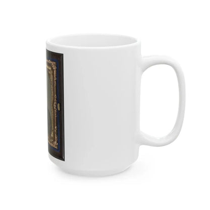 Unidentified Soldier In Confederate Uniform(7) (U.S. Civil War) White Coffee Mug-Go Mug Yourself