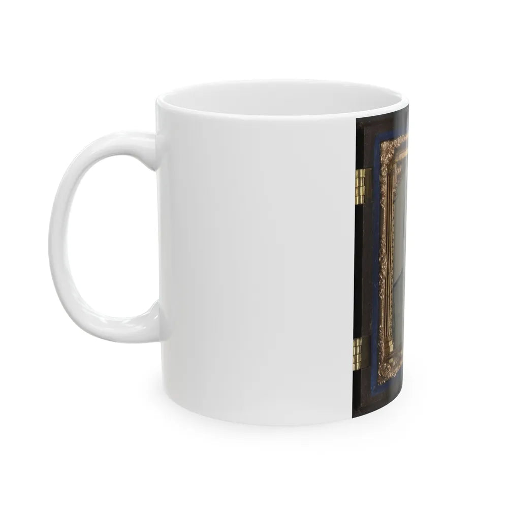 Unidentified Soldier In Confederate Uniform(7) (U.S. Civil War) White Coffee Mug-Go Mug Yourself