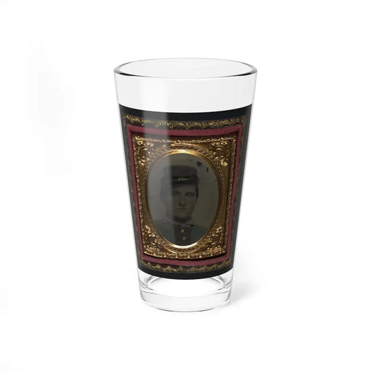 Unidentified Soldier In Forage Cap (U.S. Civil War) Pint Glass 16oz 16oz - Go Mug Yourself