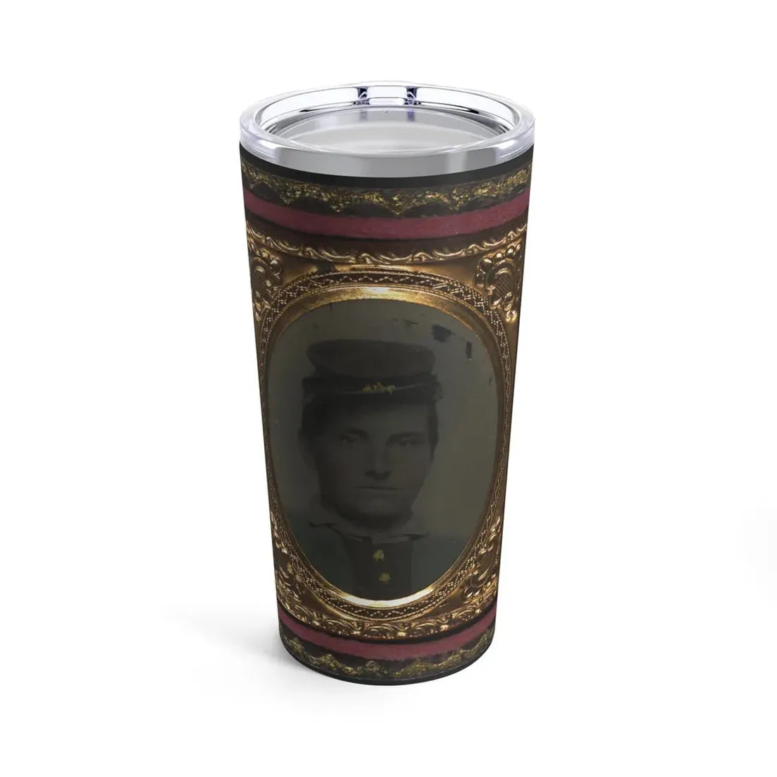 Unidentified Soldier In Forage Cap (U.S. Civil War) Tumbler 20oz 20oz - Go Mug Yourself