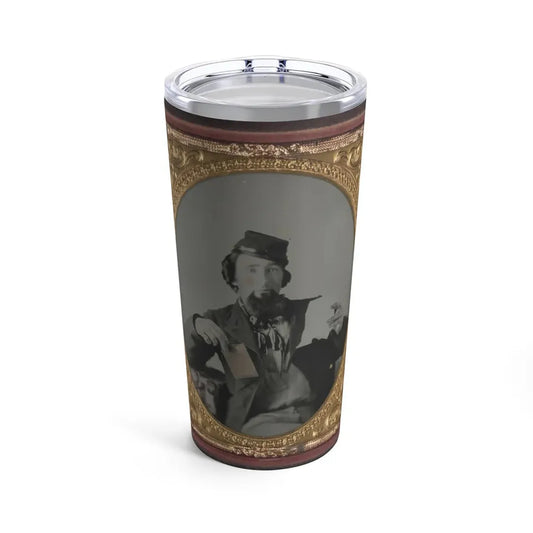 Unidentified Soldier In Kepi With Letter And Envelope (U.S. Civil War) Tumbler 20oz 20oz - Go Mug Yourself