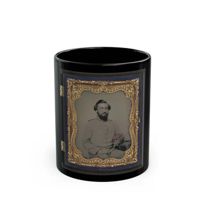 Unidentified Soldier In Norfolk  Light Blues  Virginia Light Artillery Battery Uniform (U.S. Civil War) Black Coffee Mug 11oz - Go Mug Yourself