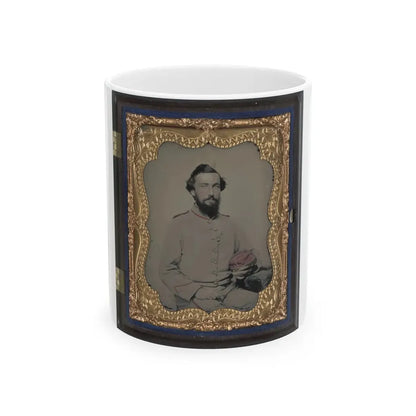 Unidentified Soldier In Norfolk  Light Blues  Virginia Light Artillery Battery Uniform (U.S. Civil War) White Coffee Mug 11oz - Go Mug Yourself