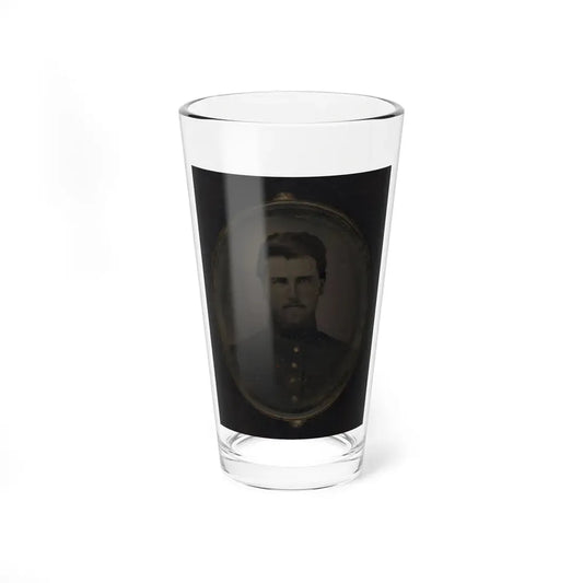 Unidentified Soldier In Pendant 001 (U.S. Civil War) Pint Glass 16oz 16oz - Go Mug Yourself
