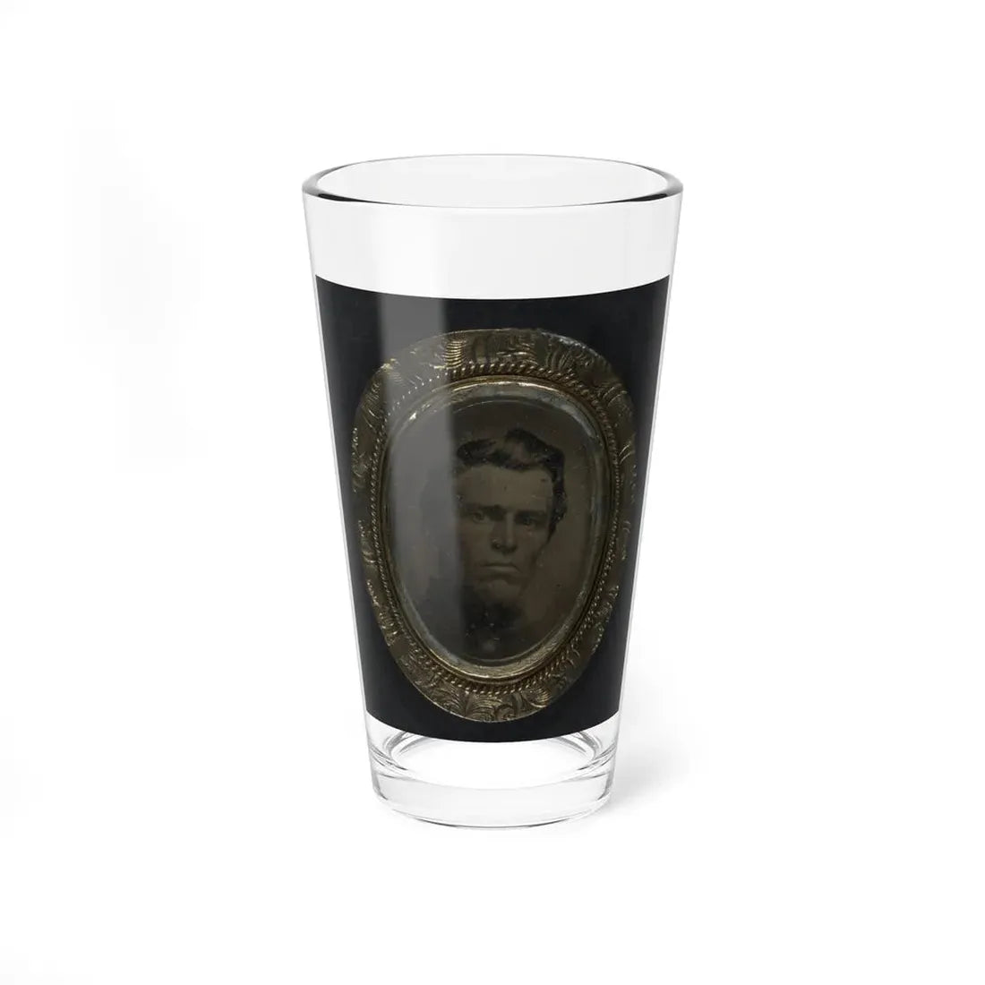 Unidentified Soldier In Pendant (U.S. Civil War) Pint Glass 16oz 16oz - Go Mug Yourself