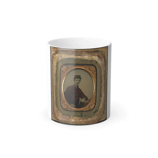 Unidentified Soldier in Red Battleshirt and Kepi (U.S. Civil War) Color Changing Coffee Mug 11oz Default Title 11oz - Go Mug Yourself