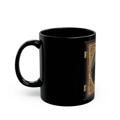 Unidentified Soldier In Richmond Howitzers Uniform (U.S. Civil War) Black Coffee Mug-Go Mug Yourself