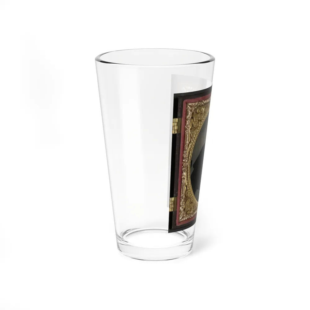 Unidentified Soldier In Richmond Howitzers Uniform (U.S. Civil War) Pint Glass 16oz-Go Mug Yourself