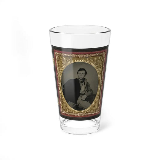 Unidentified Soldier In Richmond Howitzers Uniform (U.S. Civil War) Pint Glass 16oz 16oz - Go Mug Yourself