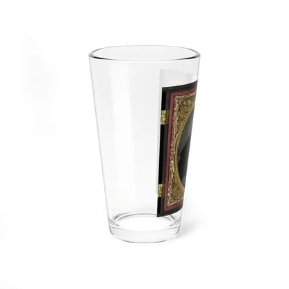 Unidentified Soldier In Richmond Howitzers Uniform (U.S. Civil War) Pint Glass 16oz - Go Mug Yourself