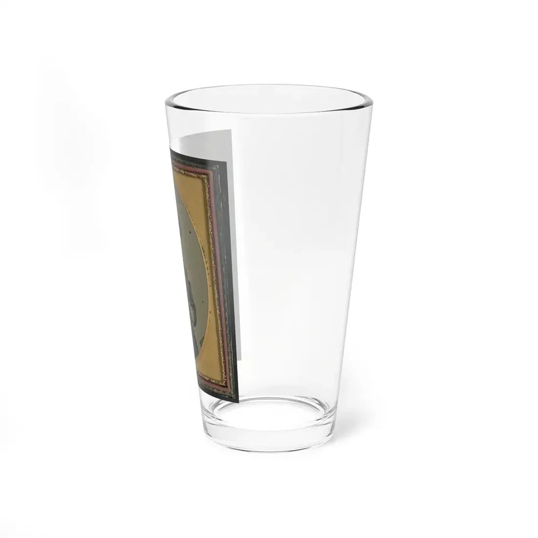 Unidentified Soldier In South Carolina Militia Uniform With Sword And Pistols (U.S. Civil War) Pint Glass 16oz - Go Mug Yourself