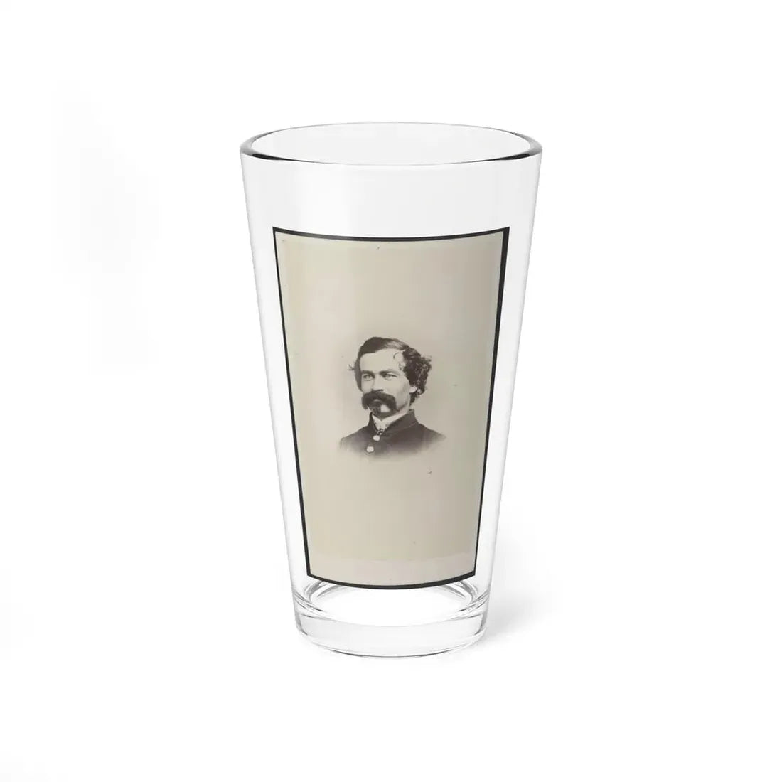 Unidentified Soldier In Uniform 001(2) (U.S. Civil War) Pint Glass 16oz 16oz - Go Mug Yourself