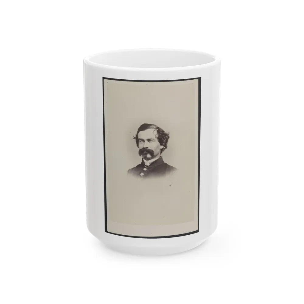 Unidentified Soldier In Uniform 001(2) (U.S. Civil War) White Coffee Mug-15oz-Go Mug Yourself