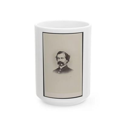 Unidentified Soldier In Uniform 001(2) (U.S. Civil War) White Coffee Mug-15oz-Go Mug Yourself