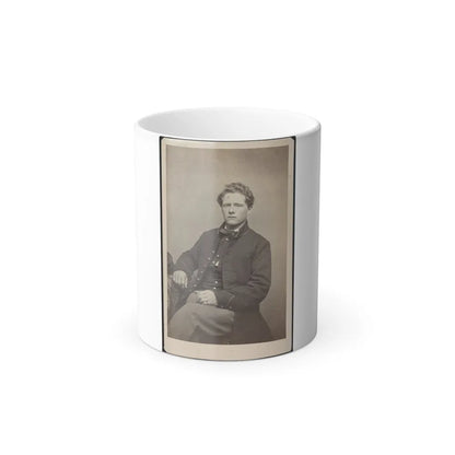 Unidentified Soldier in Uniform 002 (U.S. Civil War) Color Changing Coffee Mug 11oz-11oz-Go Mug Yourself