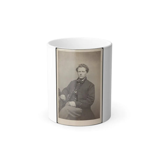 Unidentified Soldier in Uniform 002 (U.S. Civil War) Color Changing Coffee Mug 11oz-11oz-Go Mug Yourself