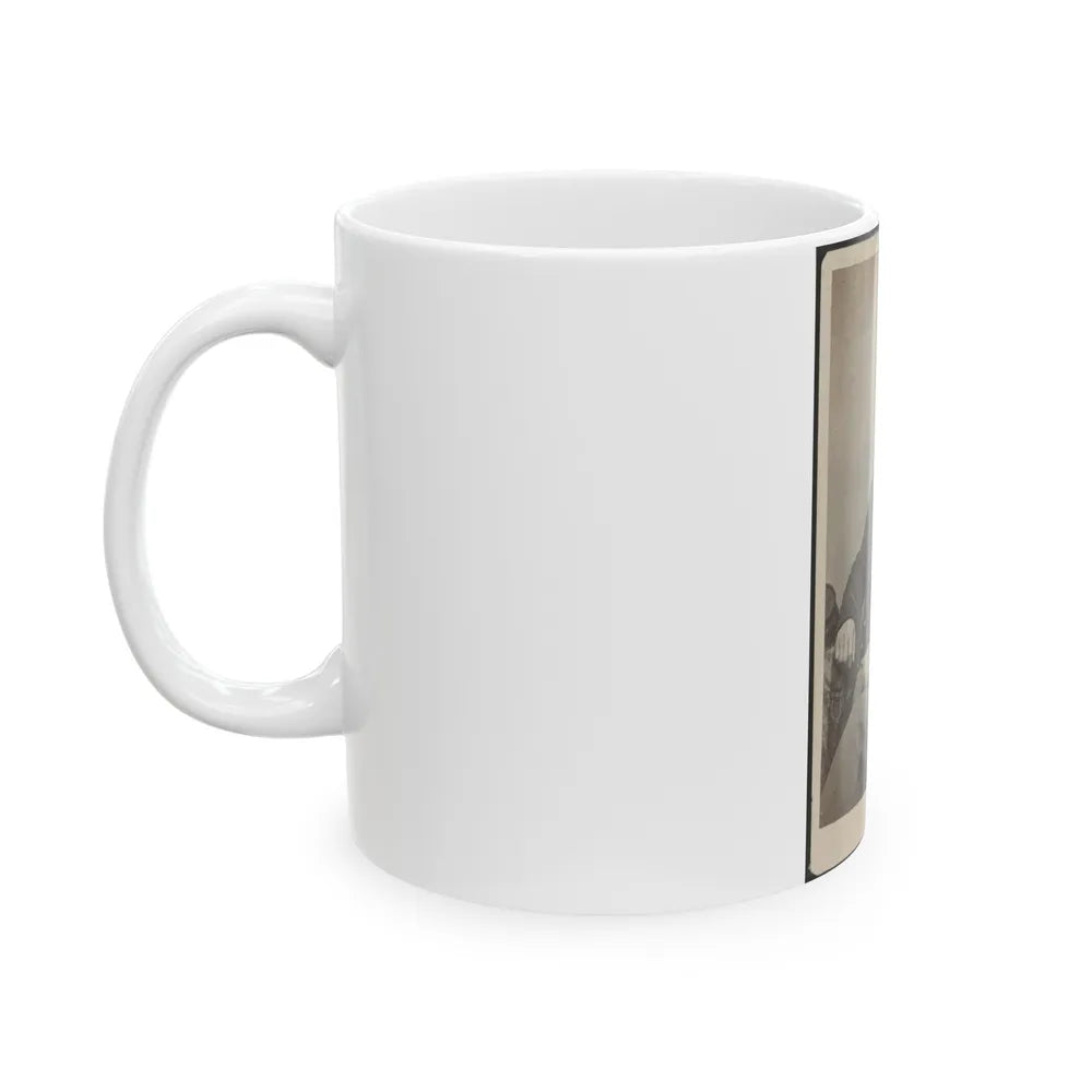 Unidentified Soldier In Uniform 002 (U.S. Civil War) White Coffee Mug-Go Mug Yourself