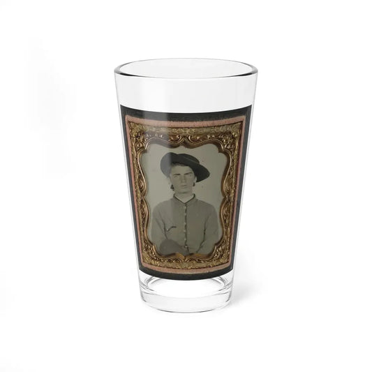 Unidentified Soldier In Uniform(3) (U.S. Civil War) Pint Glass 16oz 16oz - Go Mug Yourself