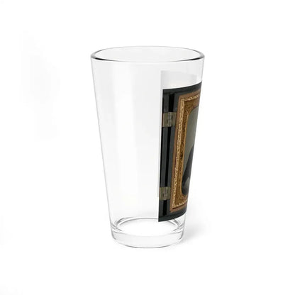 Unidentified Soldier In Uniform And Gauntlets, Probably Union Uniform (U.S. Civil War) Pint Glass 16oz - Go Mug Yourself