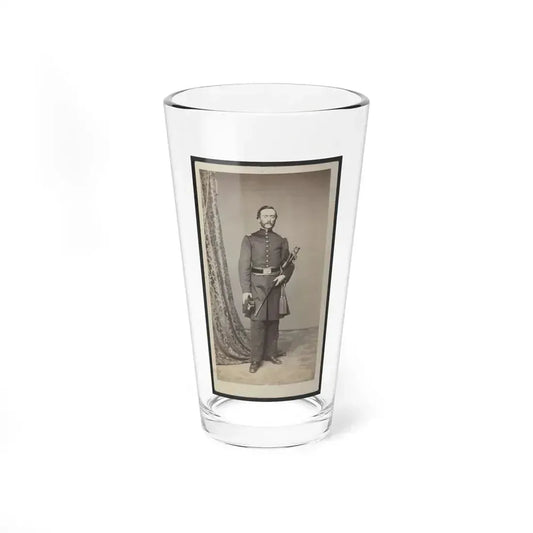 Unidentified Soldier In Uniform With Hat And Sword (U.S. Civil War) Pint Glass 16oz 16oz - Go Mug Yourself