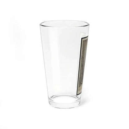 Unidentified Soldier In Uniform With Hat And Sword (U.S. Civil War) Pint Glass 16oz - Go Mug Yourself