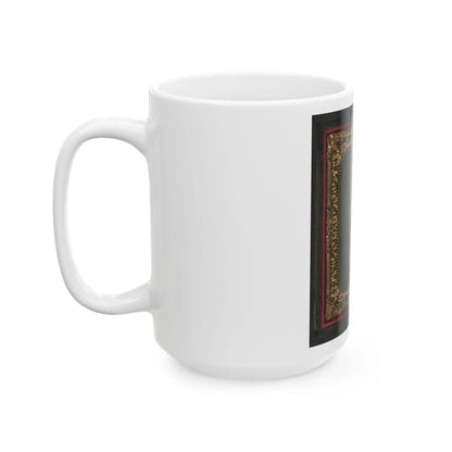 Unidentified Soldier In Union Artillery Uniform (U.S. Civil War) White Coffee Mug-Go Mug Yourself