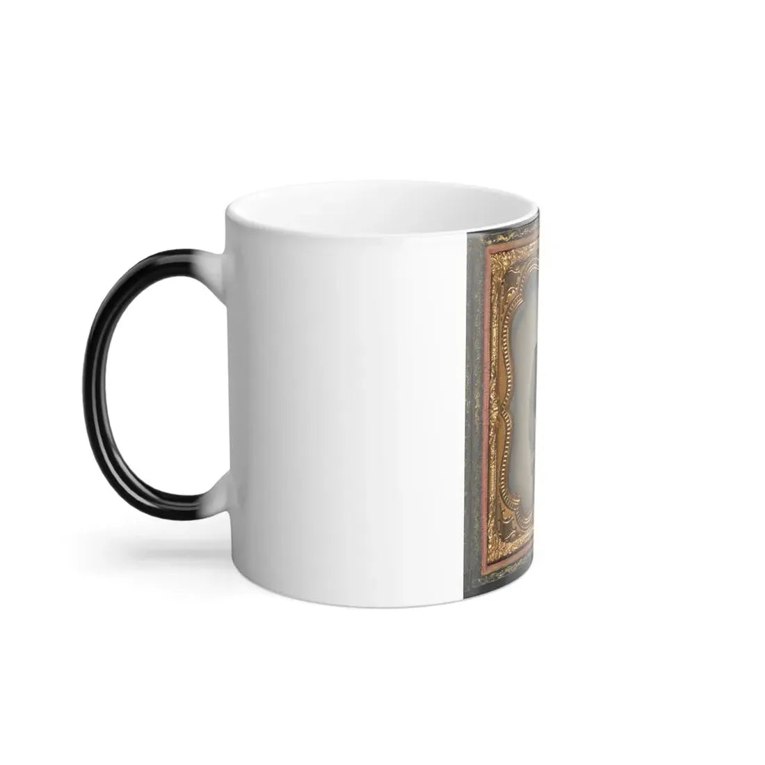 Unidentified Soldier in Union Artillery Uniform With Red Piping Holding Sword (U.S. Civil War) Color Changing Coffee Mug 11oz - Go Mug Yourself