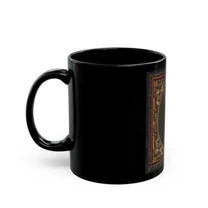 Unidentified Soldier In Union Artillery Uniform With Sword (U.S. Civil War) Black Coffee Mug-Go Mug Yourself