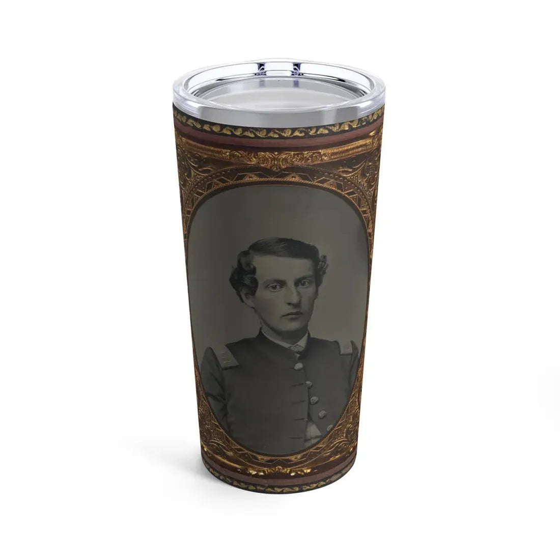 Unidentified Soldier In Union Captain's Shell Jacket (U.S. Civil War) Tumbler 20oz 20oz - Go Mug Yourself