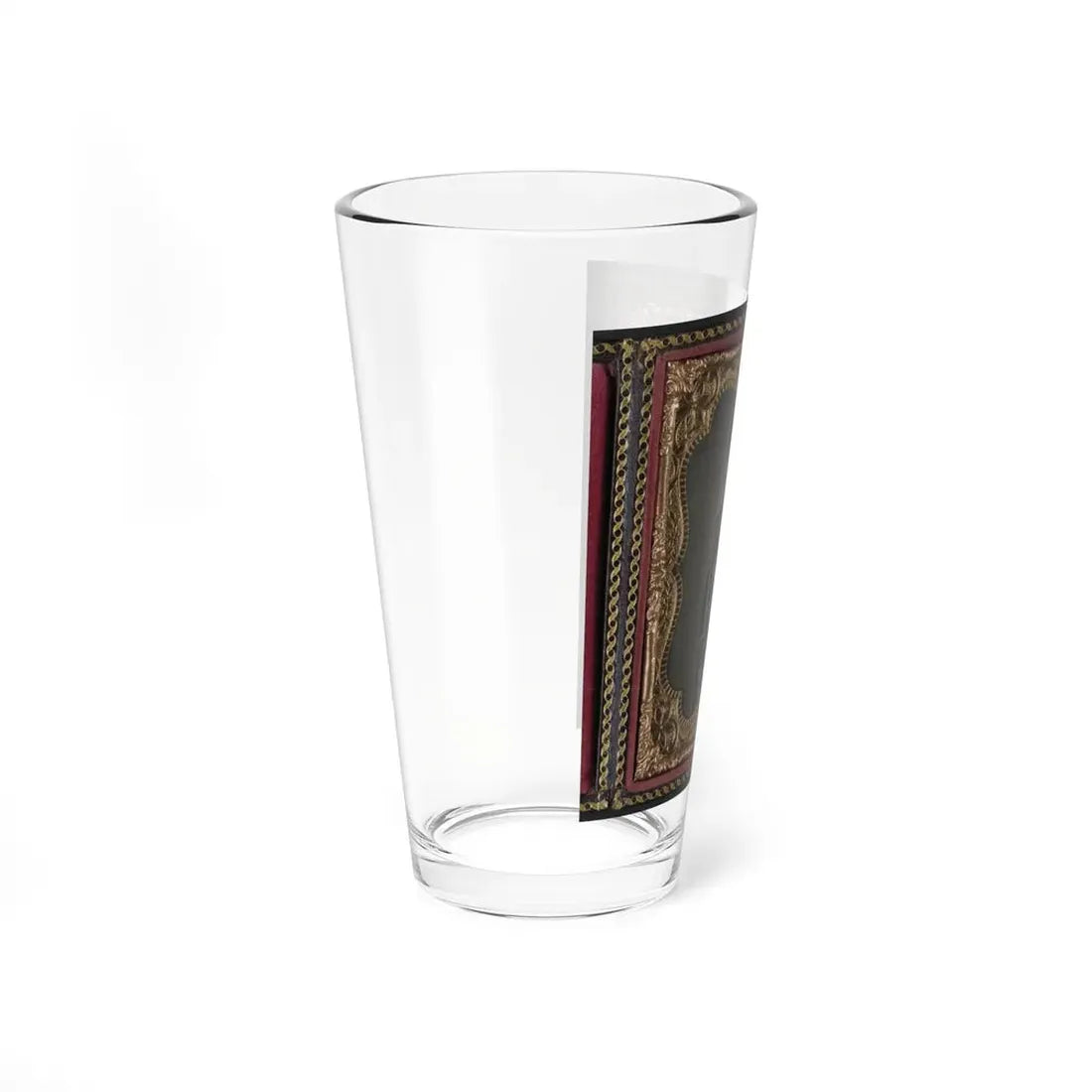 Unidentified Soldier In Union Cavalry Uniform With Savage Revolver And Sword (U.S. Civil War) Pint Glass 16oz - Go Mug Yourself