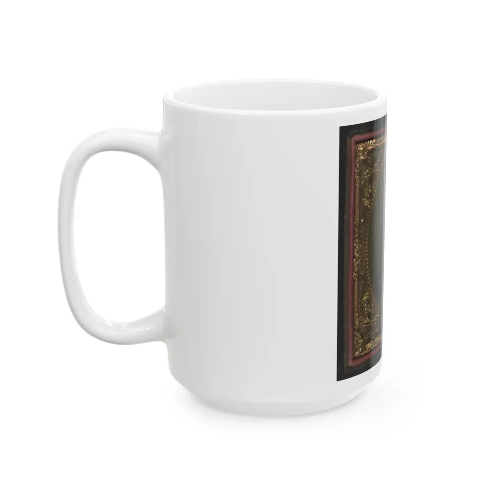 Unidentified Soldier In Union Corporal's Uniform 001 (U.S. Civil War) White Coffee Mug-Go Mug Yourself