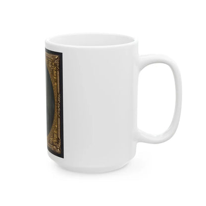 Unidentified Soldier In Union Corporal's Uniform 002 (U.S. Civil War) White Coffee Mug-Go Mug Yourself