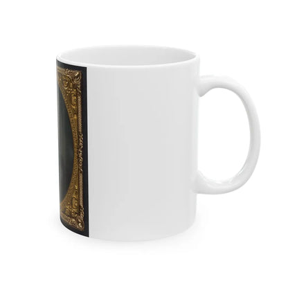 Unidentified Soldier In Union Corporal's Uniform 002 (U.S. Civil War) White Coffee Mug-Go Mug Yourself
