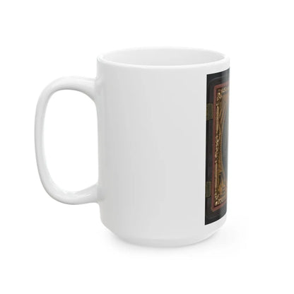 Unidentified Soldier In Union Corporal's Uniform 003 (U.S. Civil War) White Coffee Mug-Go Mug Yourself