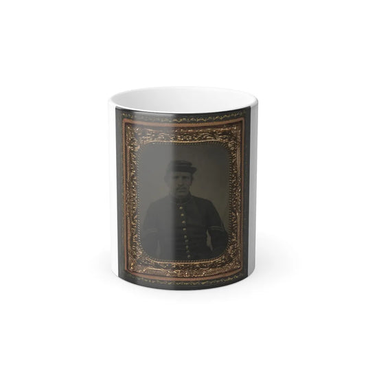 Unidentified Soldier in Union Corporal's Uniform (U.S. Civil War) Color Changing Coffee Mug 11oz-11oz-Go Mug Yourself
