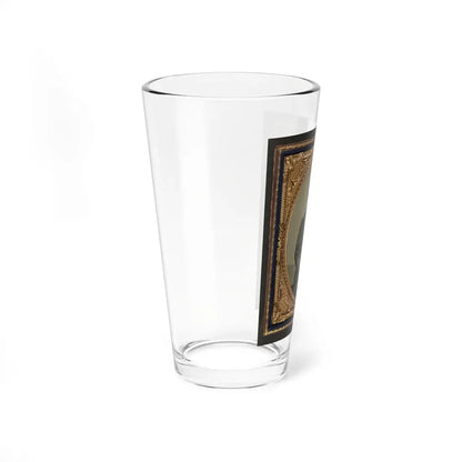 Unidentified Soldier In Union First Lieutenant's Uniform With U.S. Model 1850 Staff And Field Officer's Sword (U.S. Civil War) Pint Glass 16oz - Go Mug Yourself